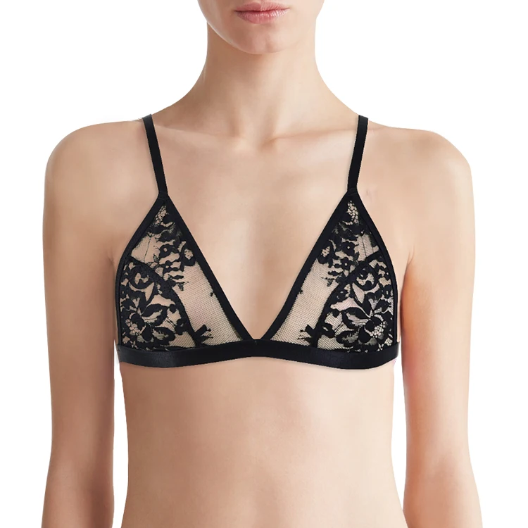 

2021 ODM OEM Women Breathable Mesh Underwire Bra And Panty Underwear Set Sexy Lingerie Bra