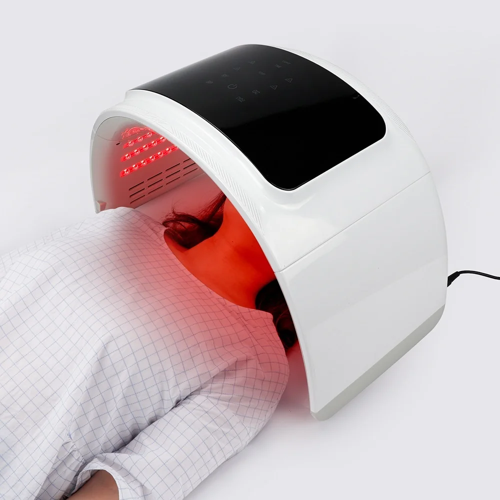 

7 Color LED PDT Light Skin Care Beauty Machine LED Facial SPA PDT Therapy for Skin Rejuvenation Acne Remover 2021 hot device, White