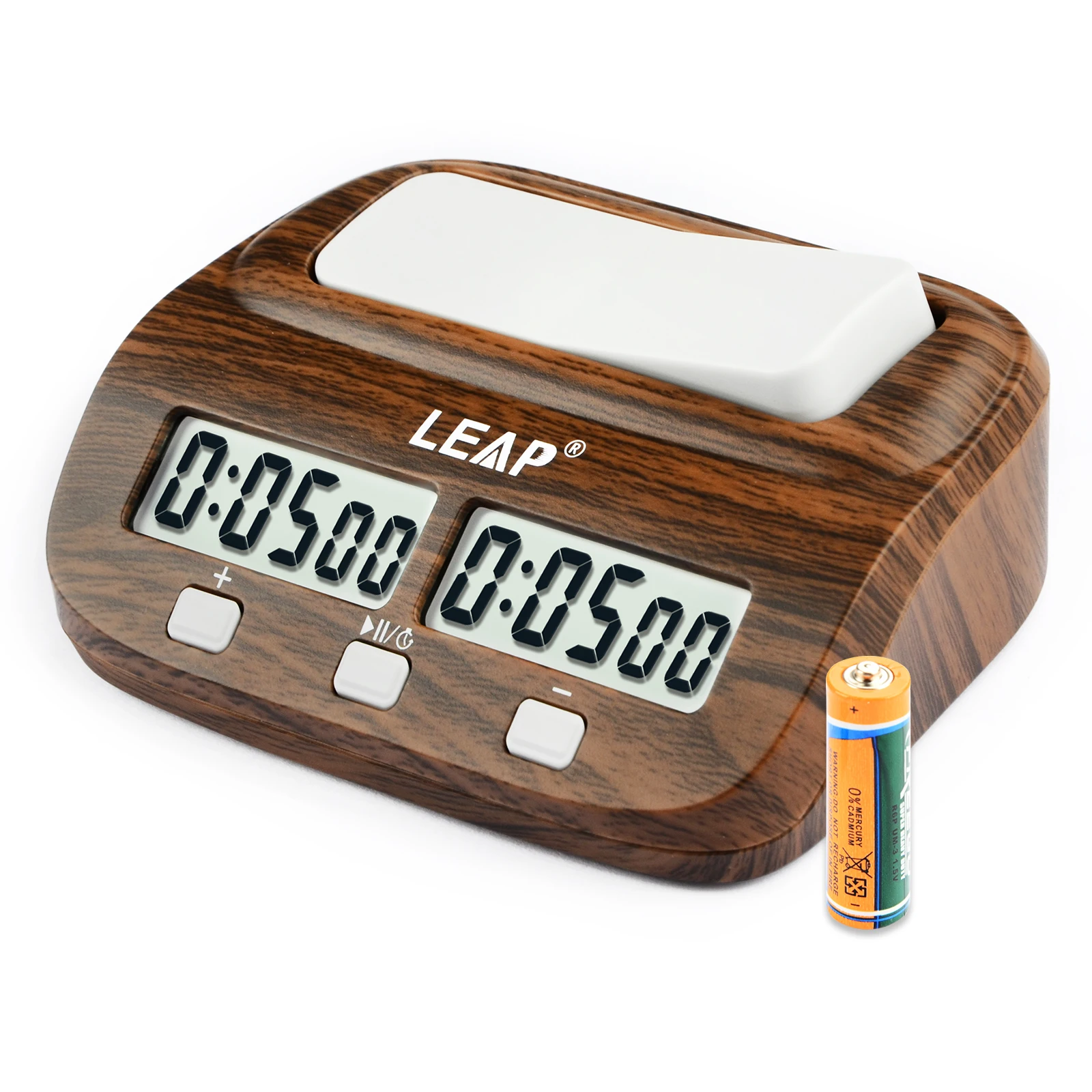 

LEAP Digital Easy chess clock with increment and delay PQ9907W in brown