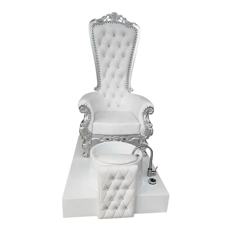 

New style spa furniture Throne Pedicure Chair beauty salon massage chair with pedicure bowl