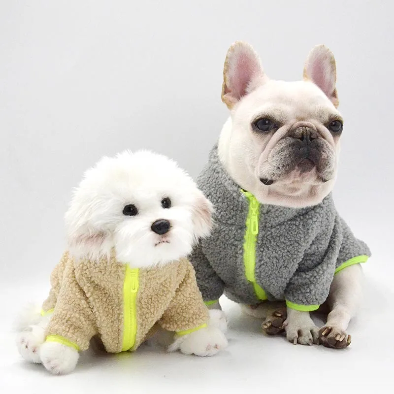 

Wholesale factory price pet clothes warm coral fleece dog coat