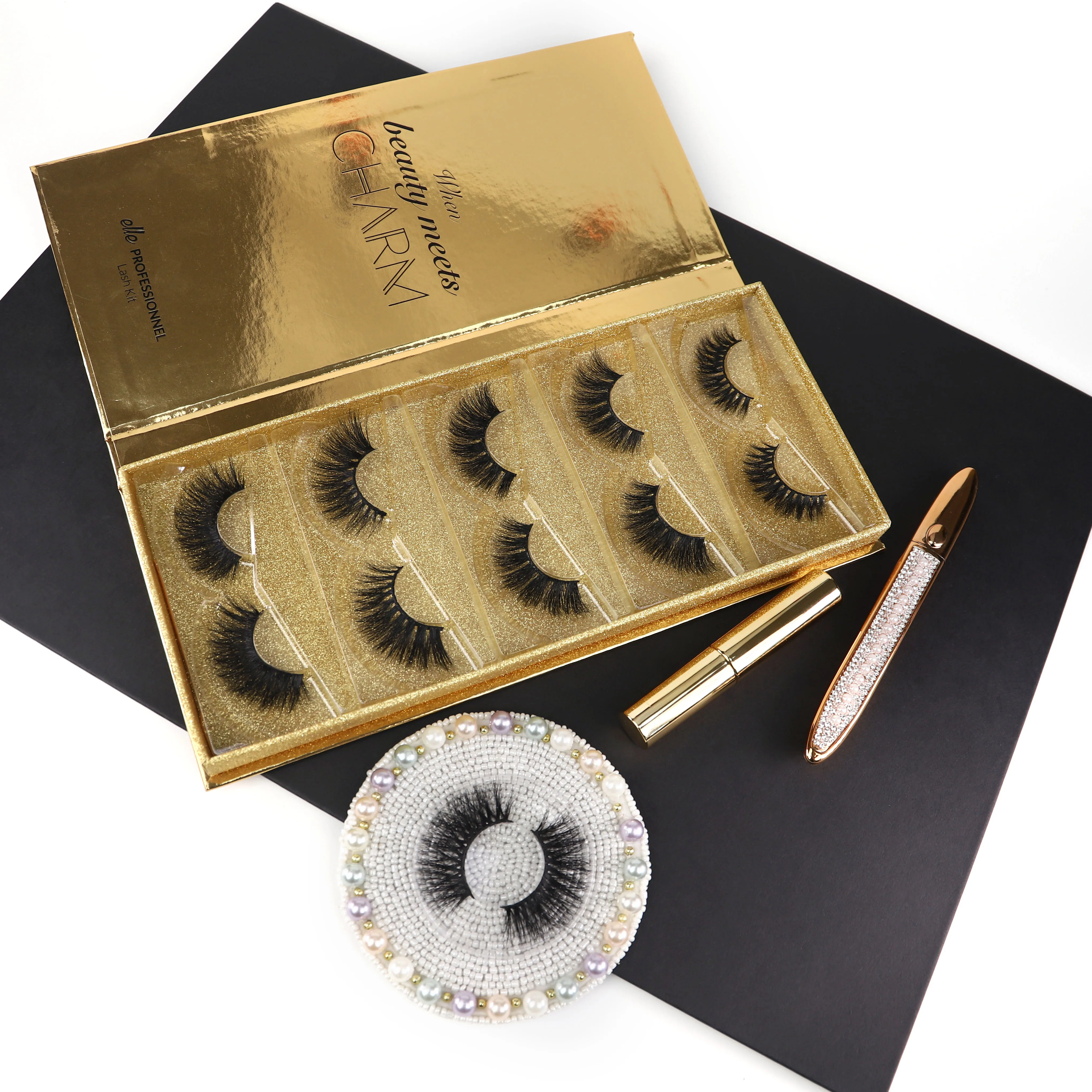 

2021 wholesale 3D new style 25mm real mink lashes 100 real mink with packaging