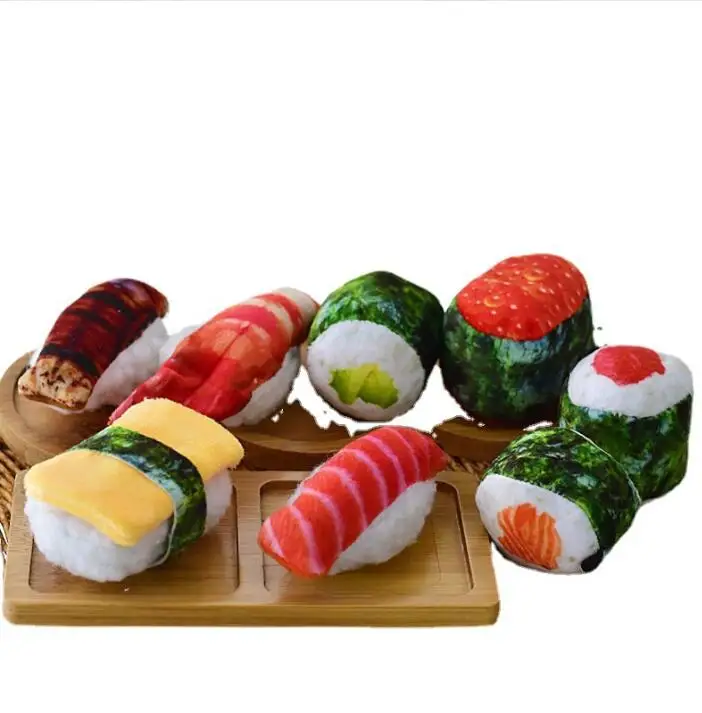 

Sushi cat stick plush toy replacement head catnip cat supplies funny cat toy