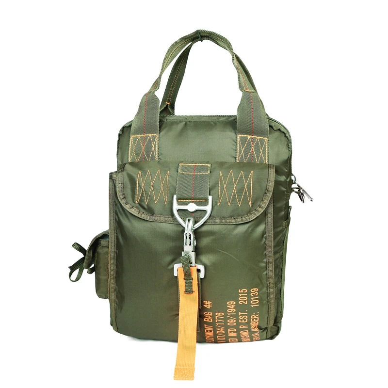 

Military Aviator's Bag For Outdoor Adventures Or Daily Grind, Green