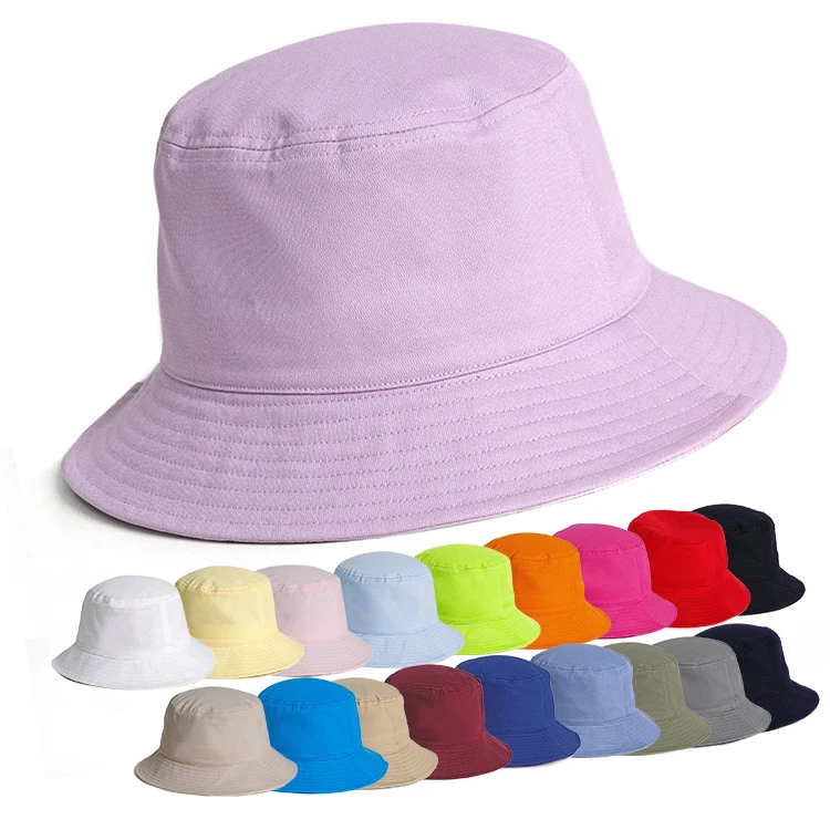 

Custom Logo Cotton Embroidery Women and Men Fisherman Bucket Hat