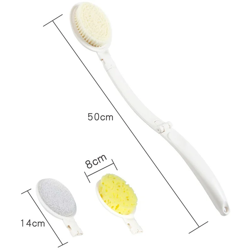 

Bathing Long Handle Back Rubbing Back Artifact Soft Hair Bath Brush