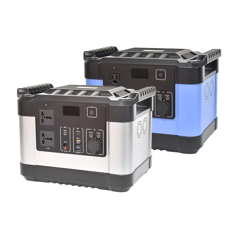 
1000W Solar Mobile Power AC 100V/110V/120V Power Charger Lithium Battery Outdoor Portable Power Station 