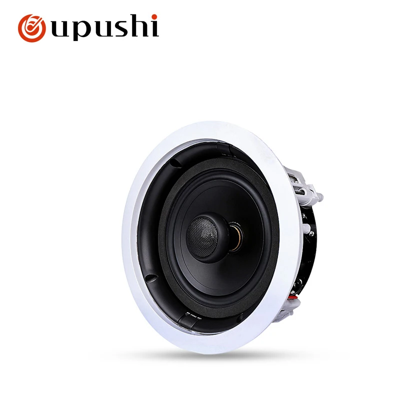 

Oupushi VX6-C 10-100W 8Ohm In-ceiling speaker Two frequency High sound quality Home smart background music system, White
