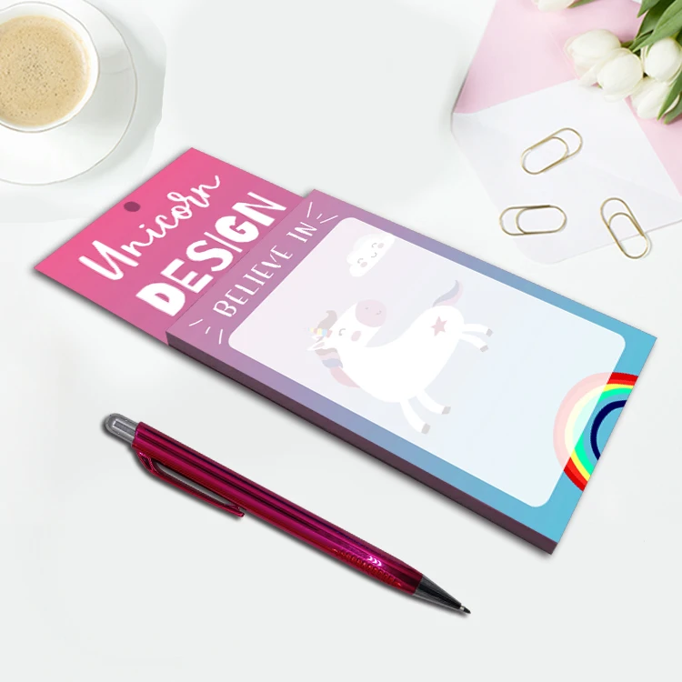 
Eco Friendly Customizable Cute Fridge Magnetic Memo Pad With Pen 