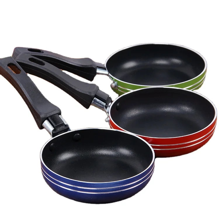 

Kitchen Cookware Durable Stainless Steel Wok Manufacturers non stick Skillet Pan Non-Stick Frying Pan, Red, green, blue