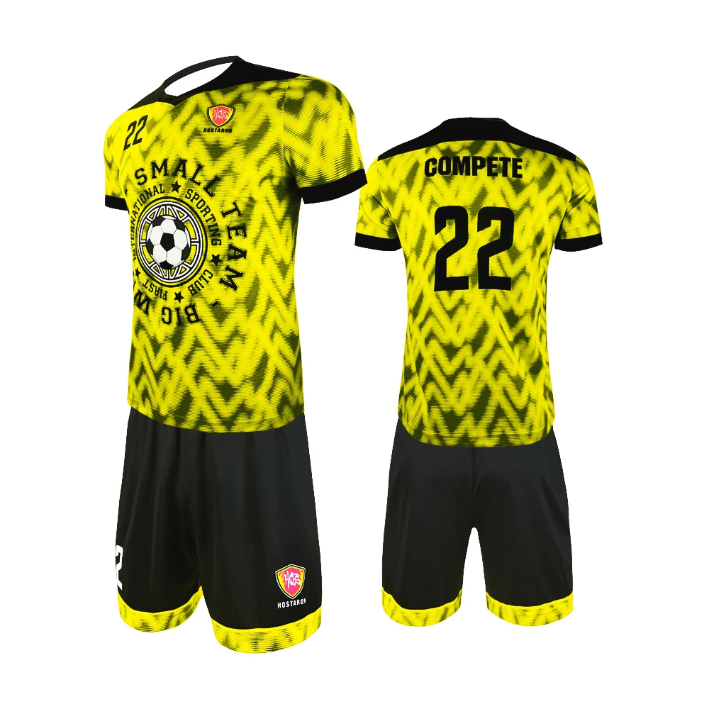 

HOSTARON Club Soccer Uniforms Breathable Soccer Wear Design Club Team Name Football