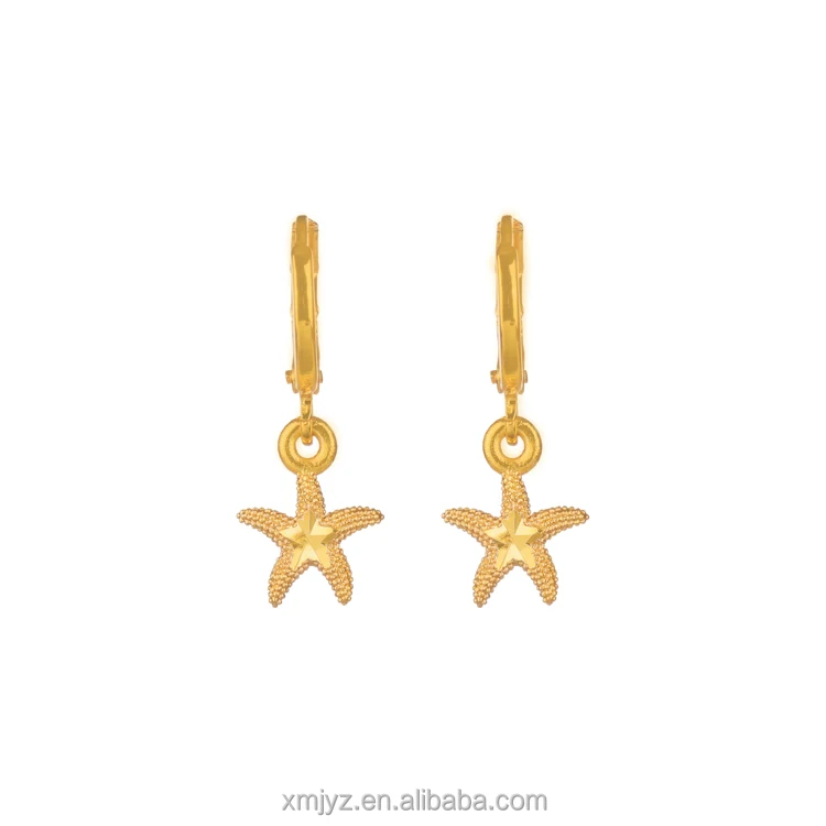 

Cross-Border New Exquisite Ins Wind Starfish Earrings Small Fresh Temperament Female Earrings Earrings Wholesale