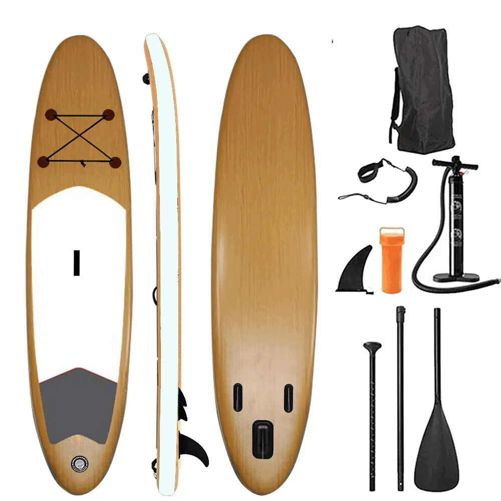 

wholesale sup paddleboard inflatable stand up paddle board inflatable stand accessories wooden, Red/blue/blue/colorful