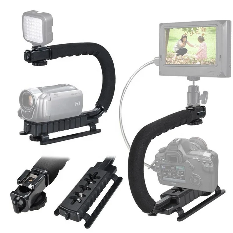 

OEM Factory Camera Stabilizer Video Steady Cam Handheld for Camcorder DSLR Smart Phone Holder U Type