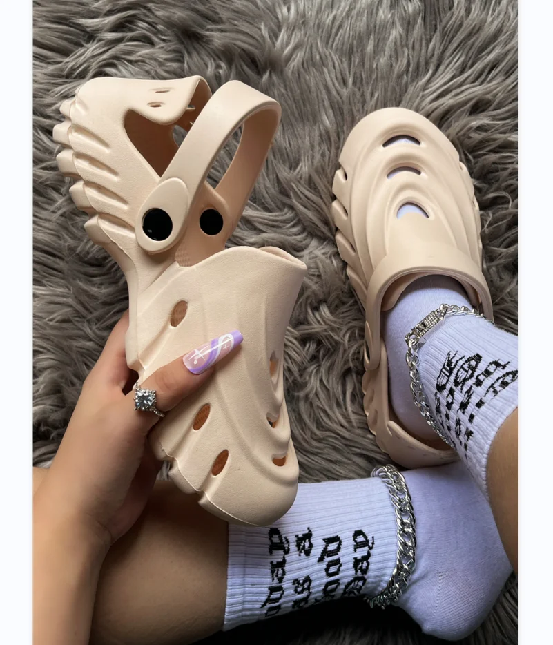 

BUSY GIRL CN4561 Slippers For Women Sandals 2023 Custom Slides Eva Clogs Flat Sandals Summer Platform Sandals Ladies Slippers