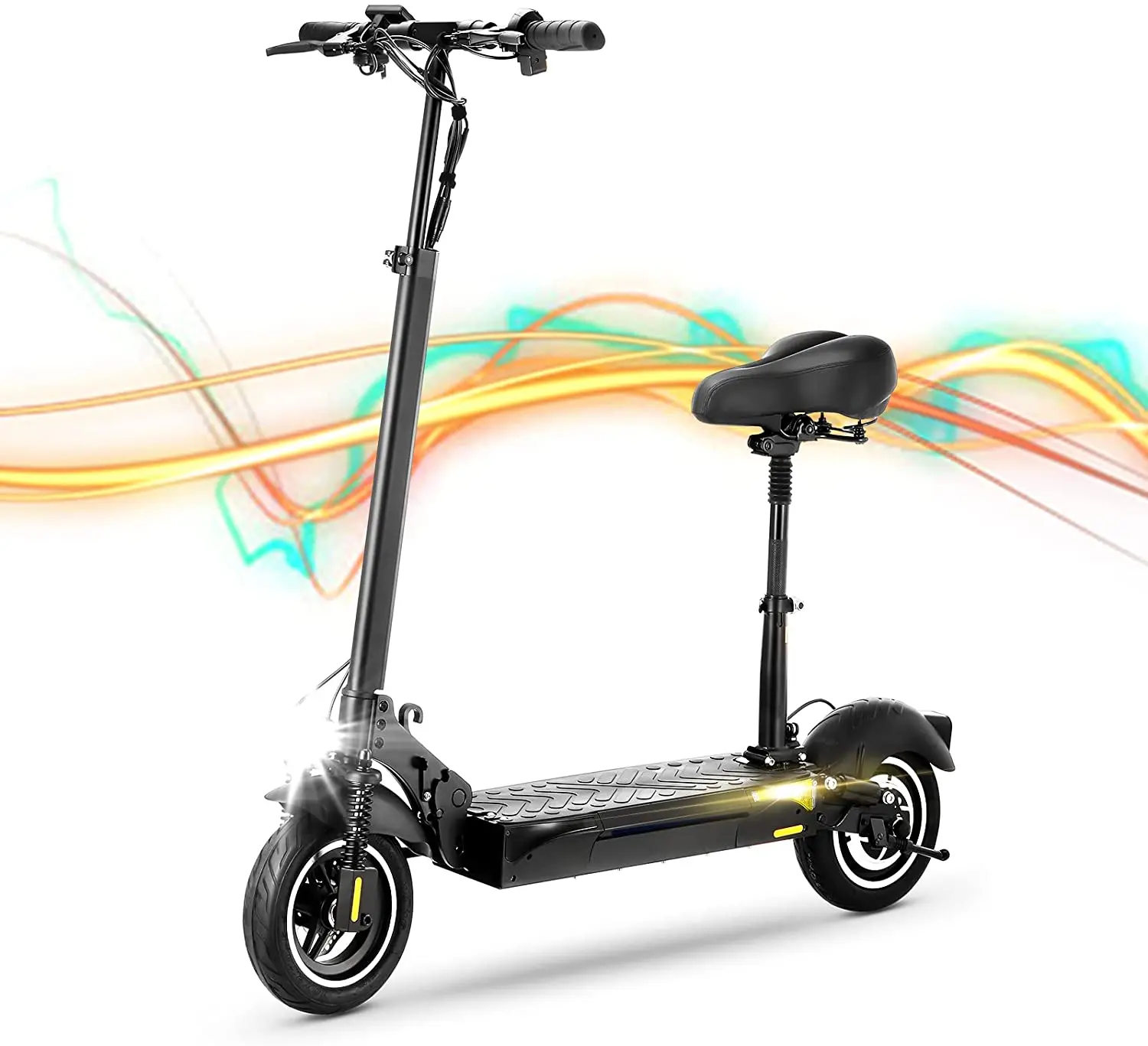 

free shipping DDP europe T4 IX4 500W motor power scooters electric with seat 28 mph adult folding electric scooter