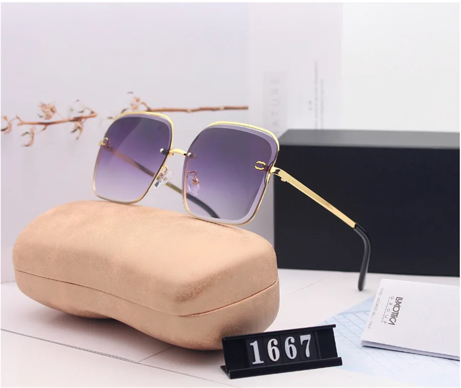 

2021 Fashionable Designer sunglasses famous brands Retro Luxury Retro lunettes De soleil Sunglasses Women, 5 color