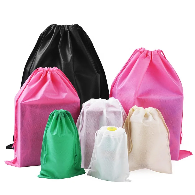 

Custom Drawstring Packaging Non Woven Bag With Logo, Pantone color