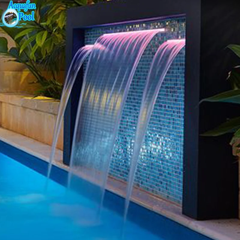 

indoor garden pond wall fountain water fall blade fishpond waterfall cascade