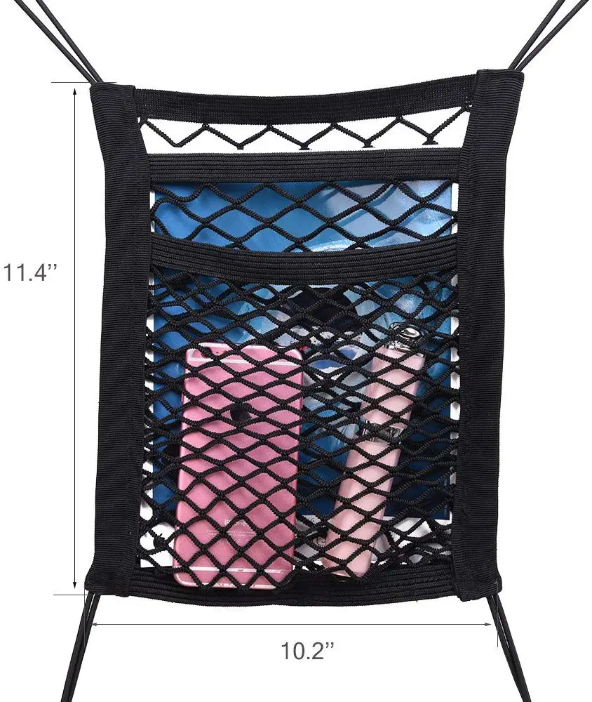 
Net hanging mesh toy pocket organizer car organizer 