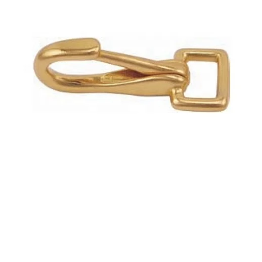 

5/8" solid brass snap hook