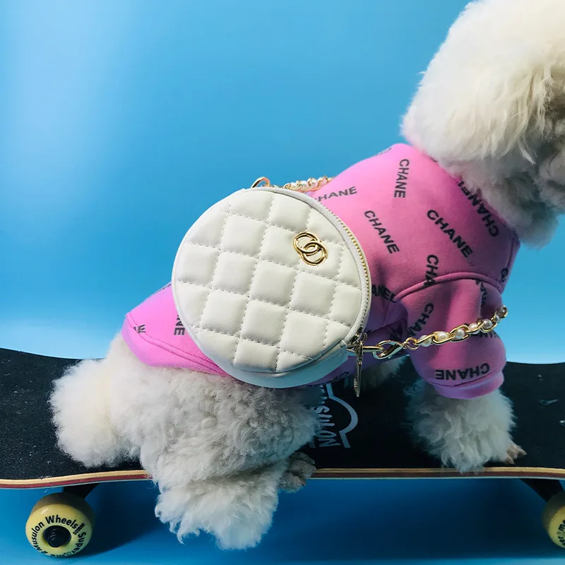 

JXANRY Fashion Logo Pets Bag Dog Clothes Shoulder Bag Teddy Cat Pet Casual Go Out Dog Bag Four colors