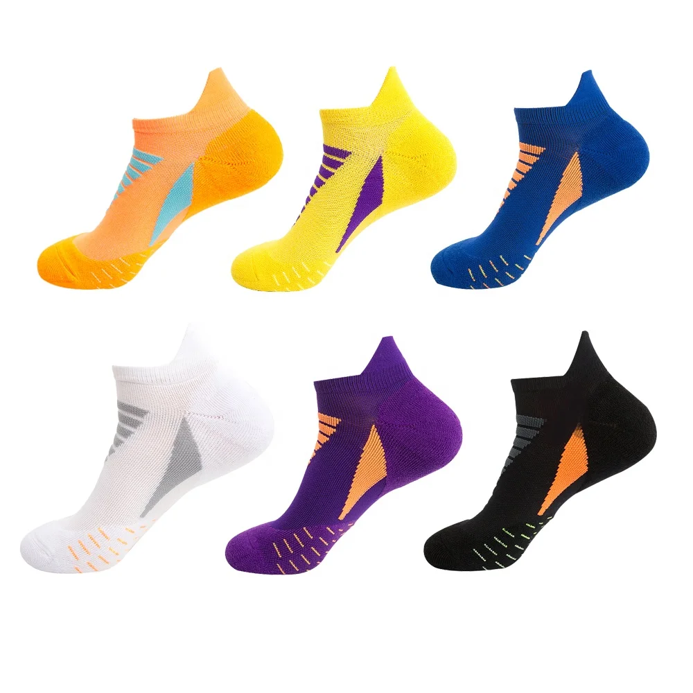 

Comfort Cushioned Breathable Performance Low Cut Ankle Athletic Running Sport Socks, Stock design or custom design