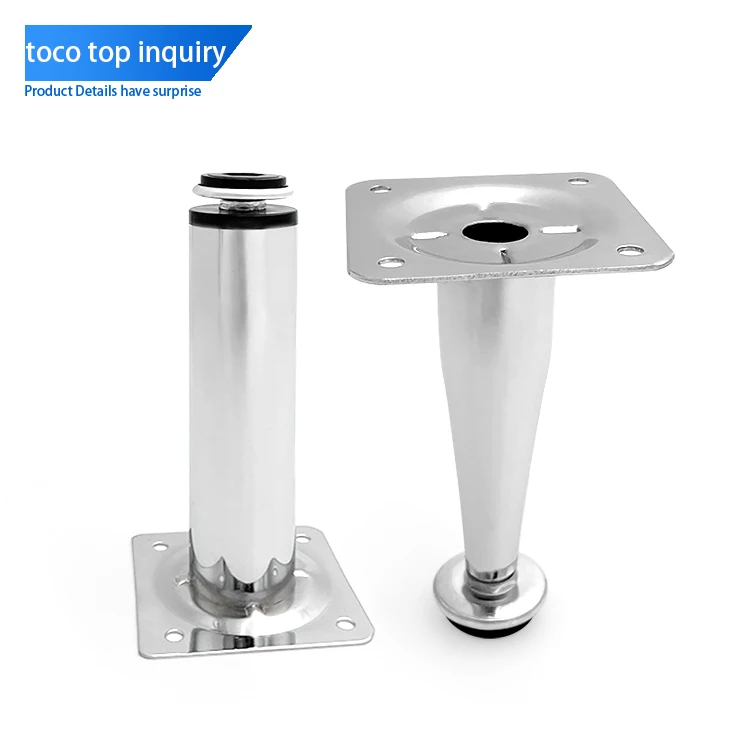 Toco New Design Metal Furniture Table Legs Gold Stainless Steel for Sofa Cupboard Wardrobe-for Hotel Living Room Bedroom