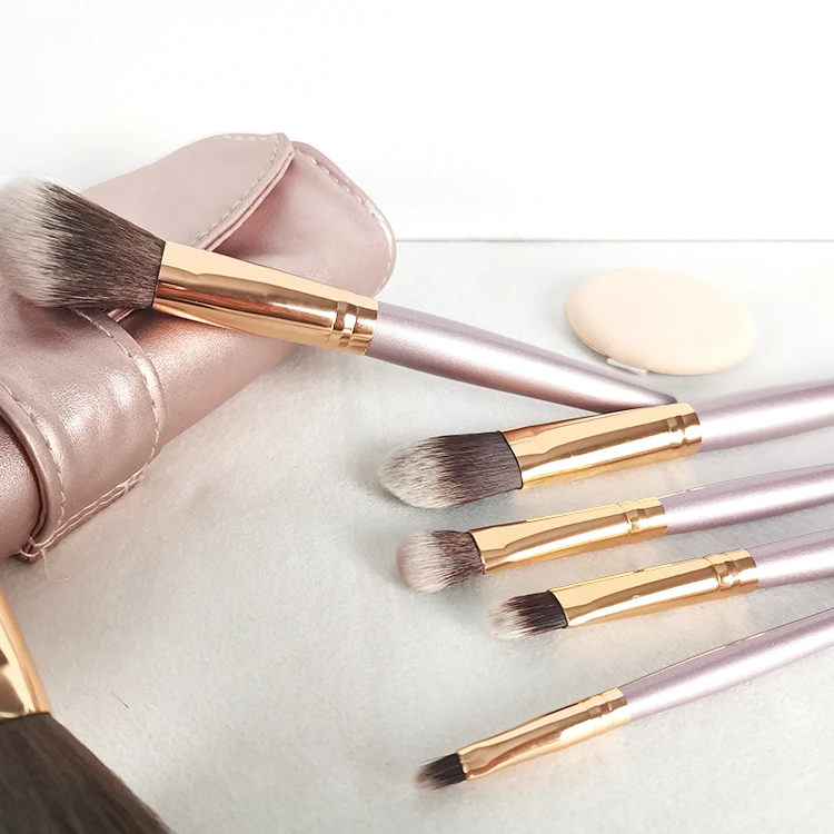 
Alibaba make in china Cheap customize private label vegan wholesale and retail cosmetic brush single makeup brush sets Vendor 