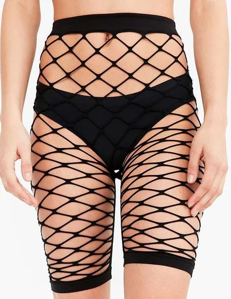 

Factory direct sales seamless knitted various sizes of fishnet shorts, Any color