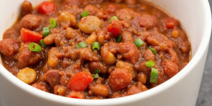 Browning meat for chili
