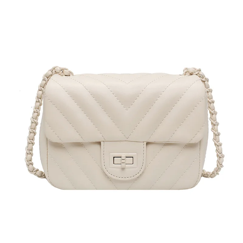 

2021 Famous Fashion Brand Ladies Handbags PU Leather Chain Girls Shoulder Crossbody Designer Purses and Handbags for Women, 4 colors