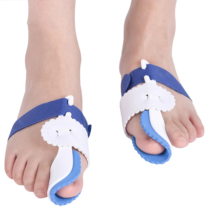 

2022 Wholesale Gel Eelastic Footcare Nail Bunion Corrector Protector Disposable Slippers Toe Separator, Customized color