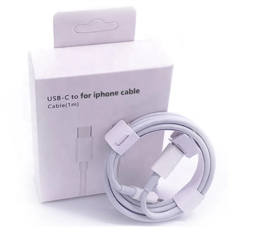 

Fast Charging USB Type C Cable for iPhone 18W PD USB Cable for iPhone 8 X XS XR 12 Pro Max 8 plus 11 pro, White