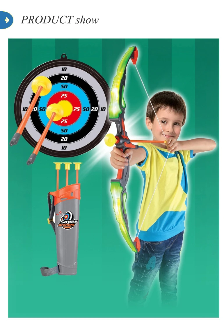 户外运动套装射箭男孩游戏箭和弓玩具套装 - buy 射箭弓箭玩具,射箭