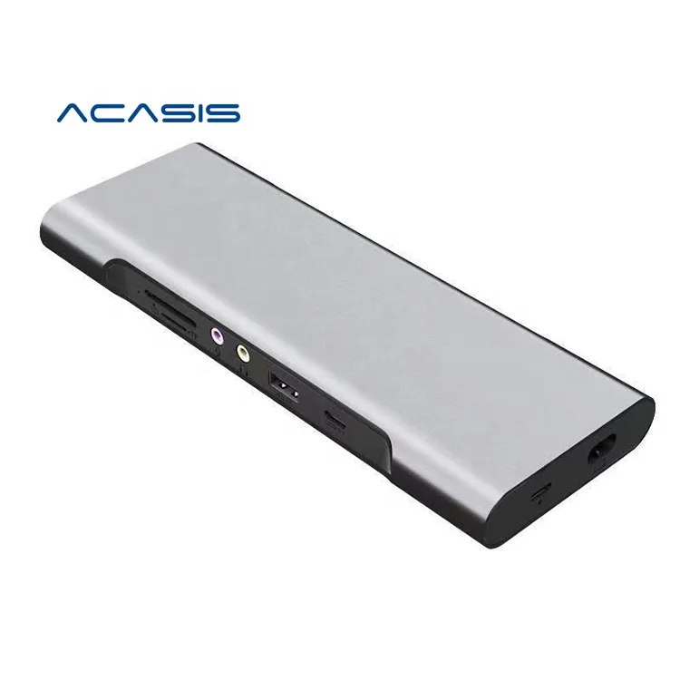 

ACASIS 12 in 1 USB C Hub Type C Adapter 3.1 PD Charging+RJ45 Gigabit Ethernet Port+3 USB 3.0 Ports SD Card+Video Capture