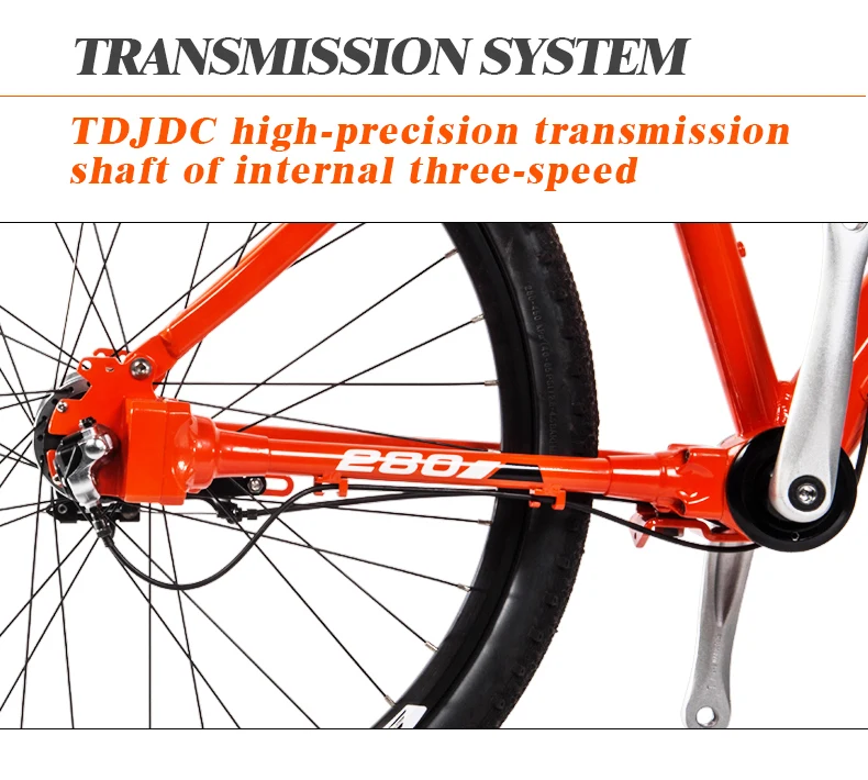 Tdjdc Durable Hot Sale Shaft Drive Bicycle Chainless Bike With Tdjdc