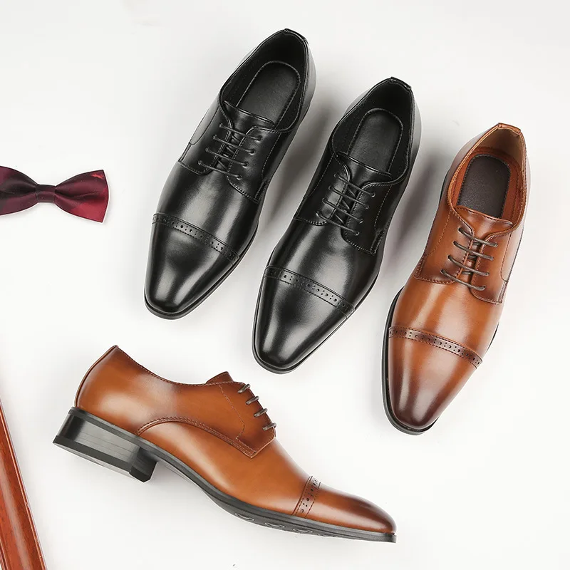 

New arrival lace up wedding shoes for men mens business casual shoes dress shoes & oxford