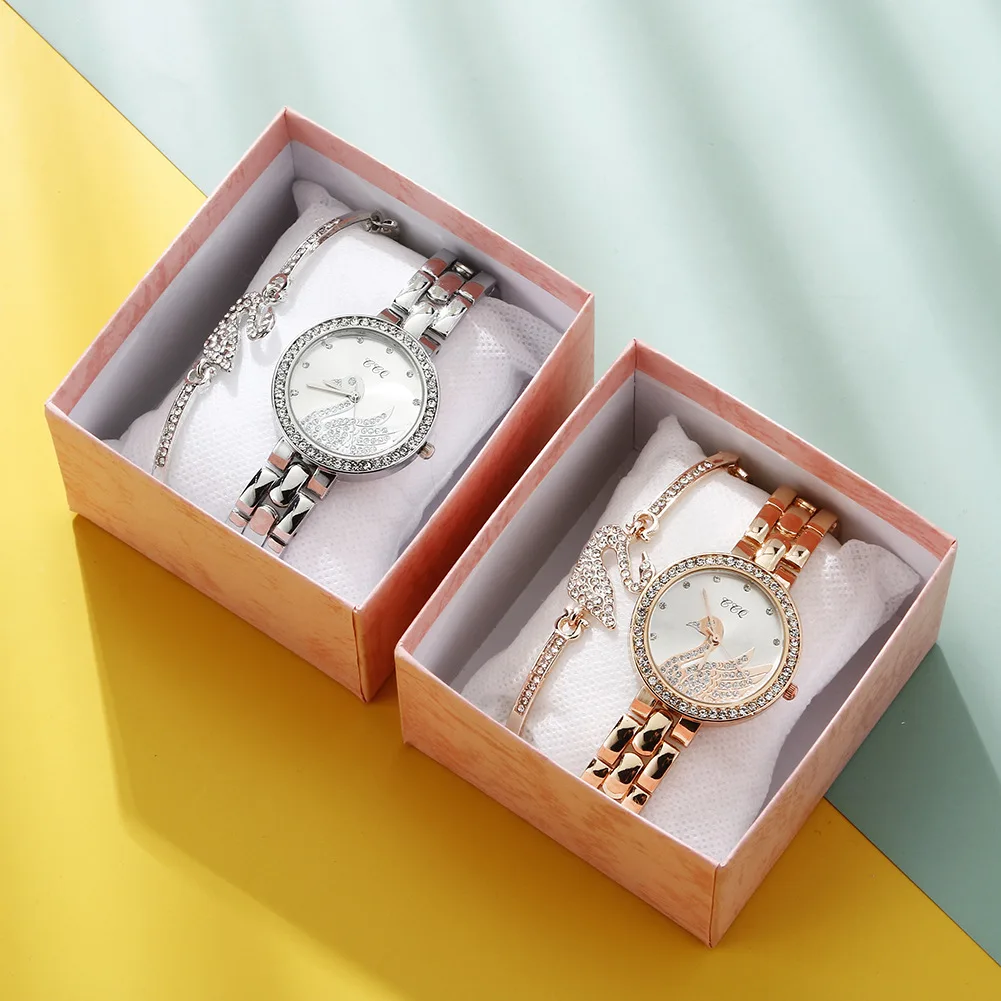 

Quartz Wristwatch Most Popular Ladies Watch Gift Sets Bracelet Women And Watch Set