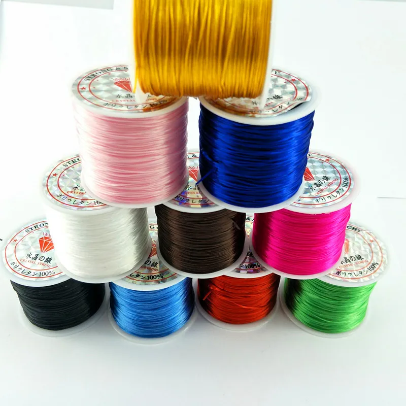 

Ronyu DIY Stretch Cords Elastic Line Jewelry Making Accessory Wire String Jeweler Thread String, As picture shown