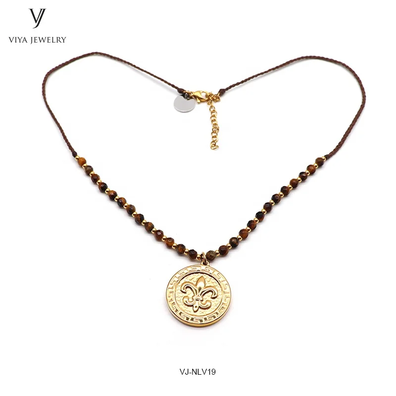 

2020 stainless steel chain necklace beaded supplier