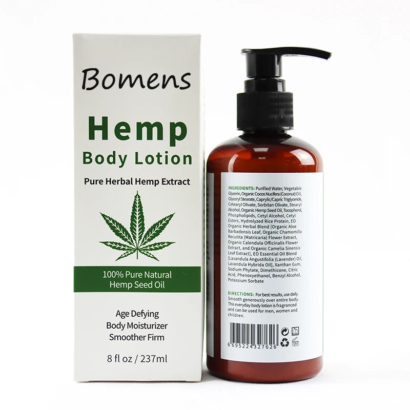 

Pure Hemp seed Oil Whitening Body Lotion Moisturizing Skin Care Effective Hemp Body Lotion