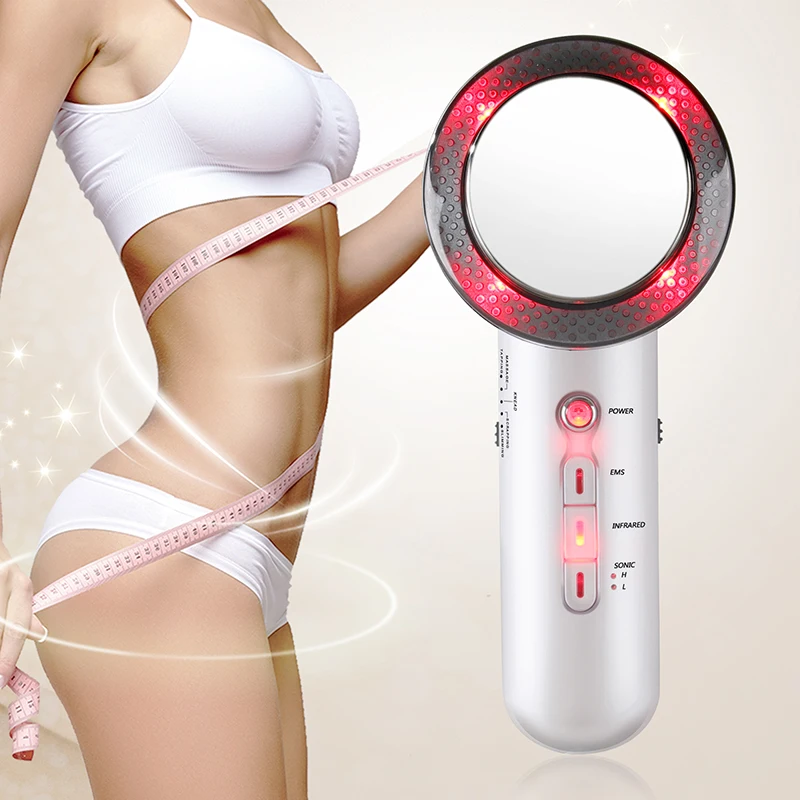 

Ems microcurrent weight loss rf slimming beauty device 3 In 1 Infrared Ultrasound Cavitation