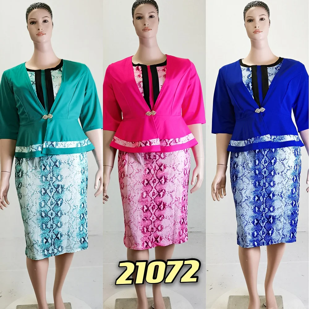 

fashion quality New office ladies design wholesale women's clothing oversize casual plus size dress, Customized color