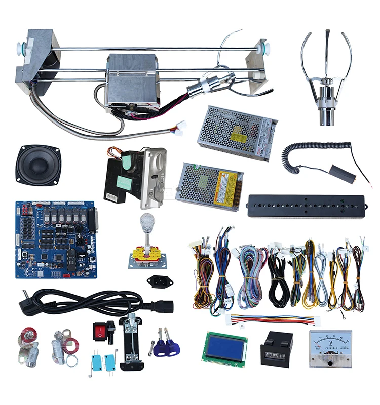 

Mini Claw Machine Kit Crane Led Joystick Game Mother Board One Set Spare Parts Claw Machine For Mall