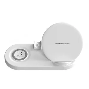 2 1 Leather Wireless Charger Apple Watch Mobile Phone