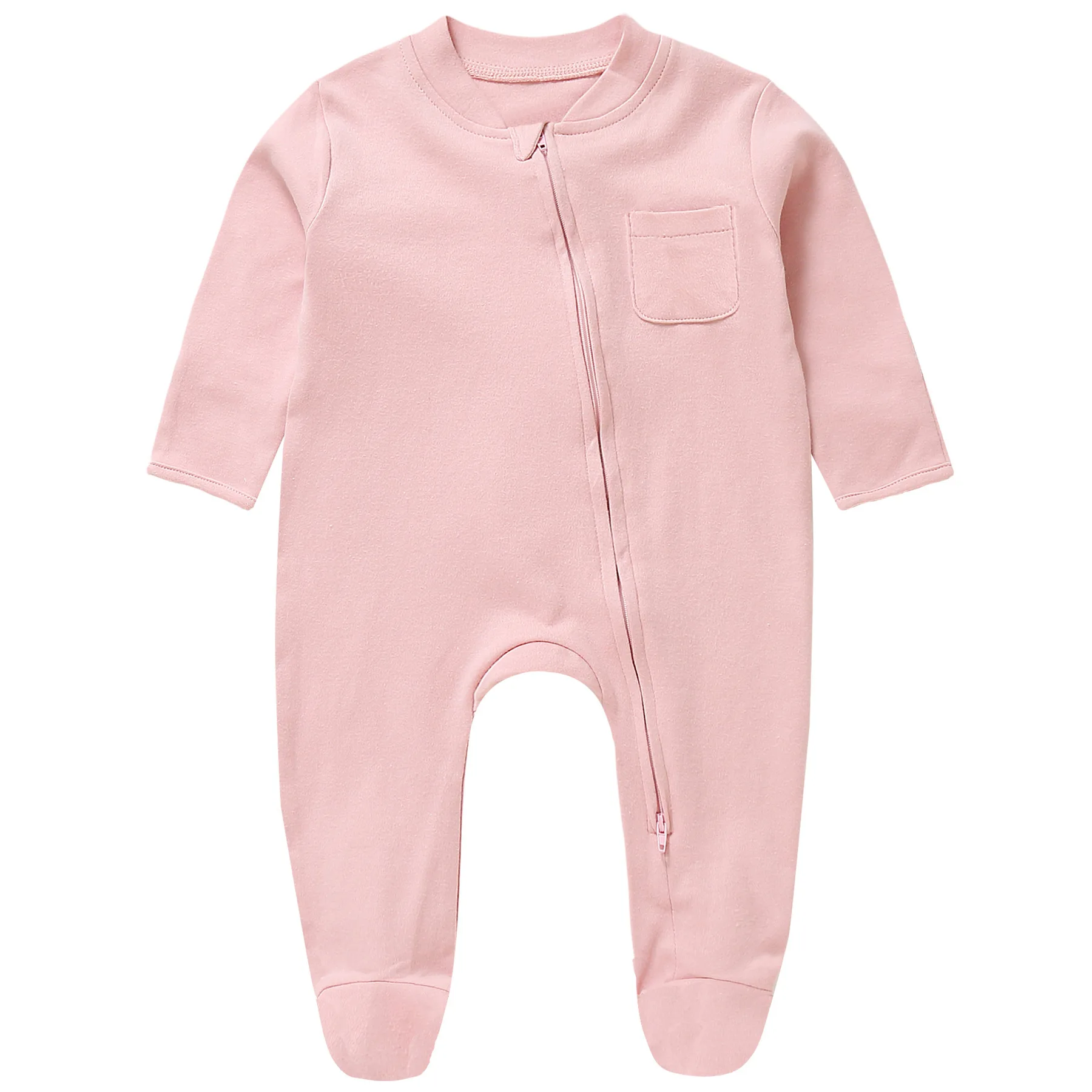 

6 colors blue pink grey yellow gray blank baby clothing cute long sleeve bebes bebi jumpsuit baby cotton romper, Navy, white, green, yellow, pink, blue