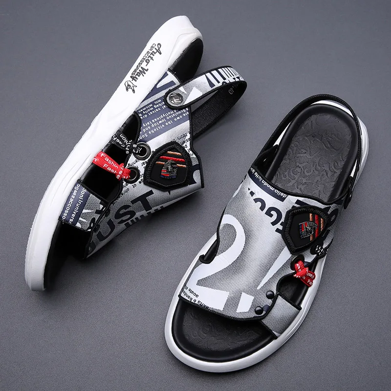 

Custom LOGO beach sandals mens slides slippers custom printed logo slippers slides footwear, Optional