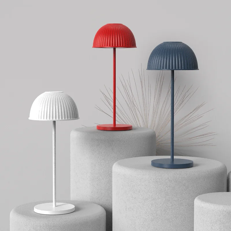 Modern Dimmable Touch Control for Bedroom Office Decor Cordless Modern LED Desk Lamp USB Rechargeable Night Light Table Lamp