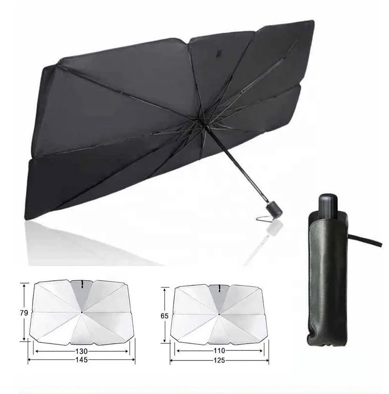 

2020 New Invention Custom Foldable UV Sun Shade Car Front Wind Shield Umbrella